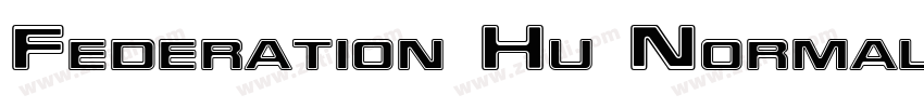 Federation Hu Normal字体转换